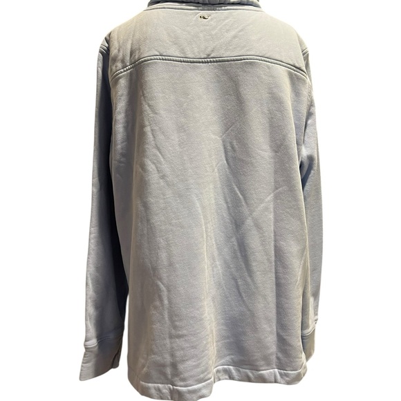 Vineyard Vines Gray Sweatshirt with Logo Patch - Picture 4 of 6